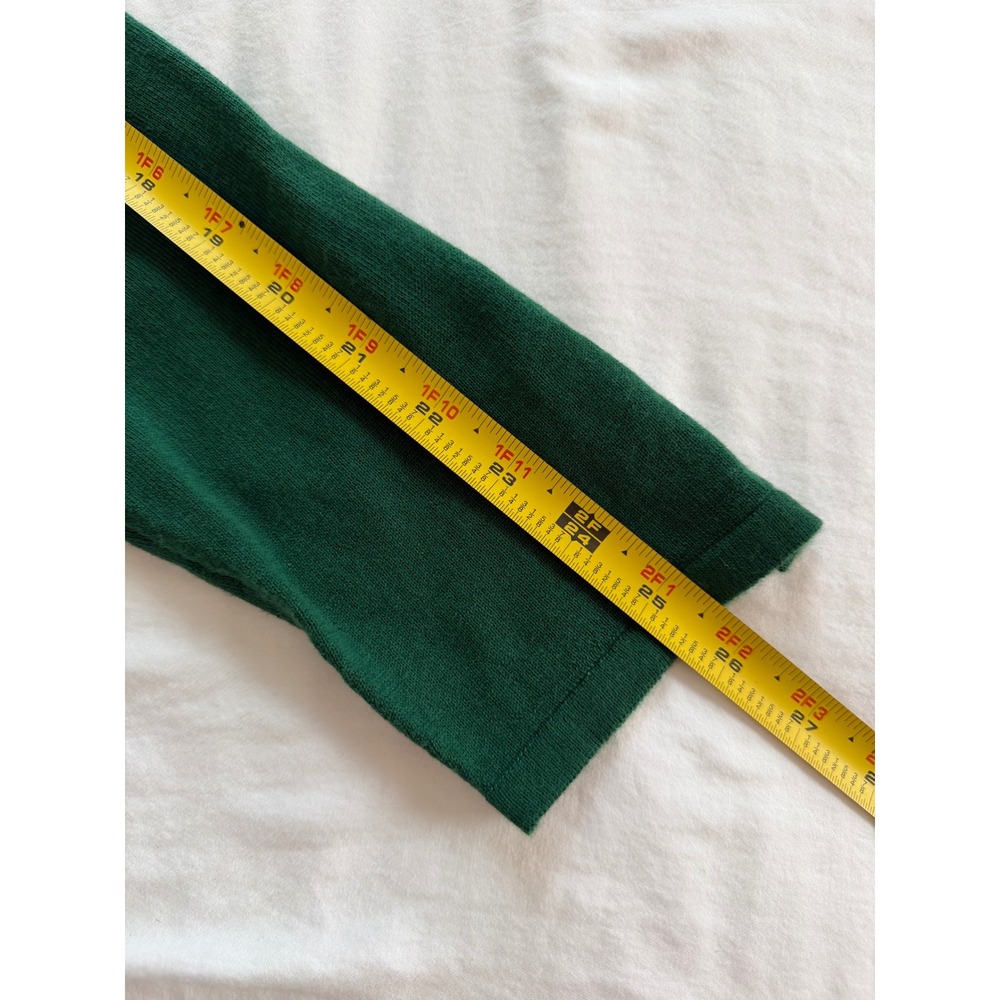 J.Jill Merino Washable Wool Tunic Sweater XL Green Oversized Long Sleeve - Picture 6 of 11
